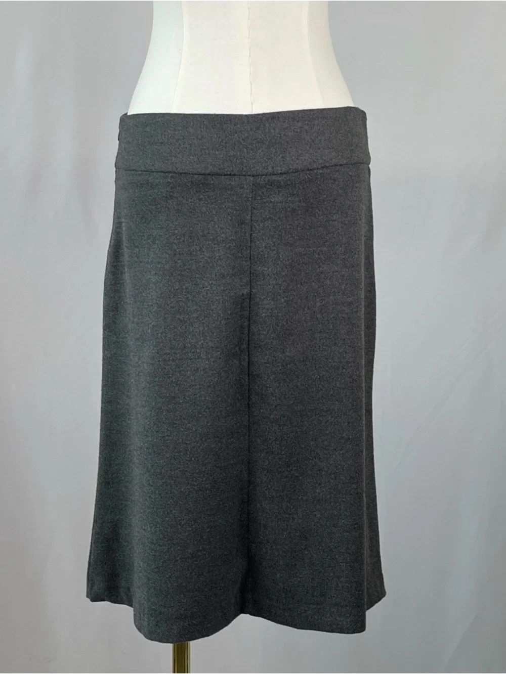 Forever 21 Gray Flare A-Line Skirt Medium